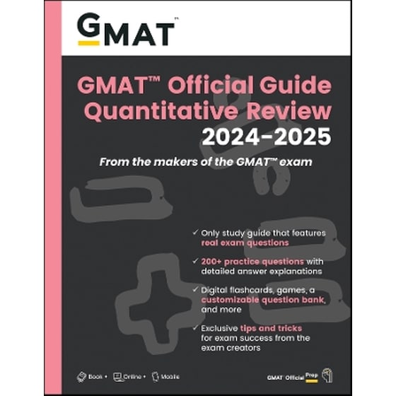 GMAT Official Guide Quantitative Review 2024-2025: Book + Online Question Bank image 0