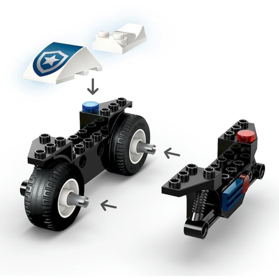 LEGO® City Καταδίωξη με Αστυνομική Μοτοσικλέτα (60455) image 2