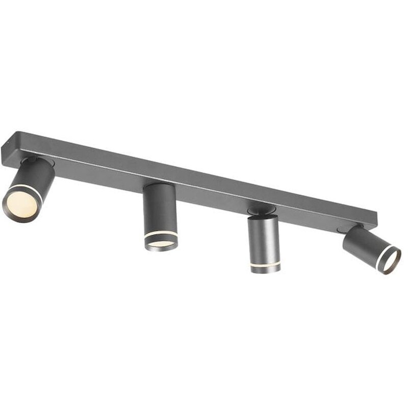 ACA DECOR Σποτ Πολύφωτο Aca Divino Ra3634sgy από Αλουμίνιο - Γκρι