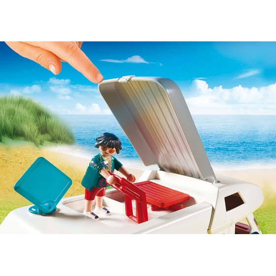 PLAYMOBIL® Family Fun Αυτοκινούμενο Οικογενειακό Τροχόσπιτο (70088) image 5