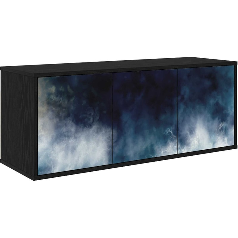 Έπιπλο Τηλεόρασης VidaXL RAALTE Επιτοίχιο 102 x 33 x 40 cm - Μαύρη Δρυς