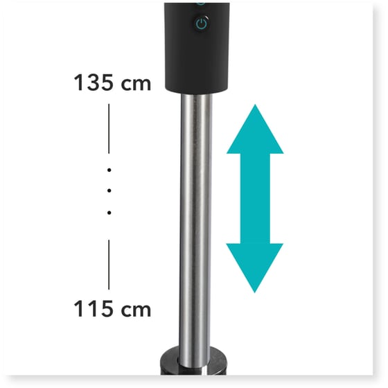 ROHNSON R-8600 Ανεμιστήρας Δαπέδου 28W 40 cm με Τηλεχειριστήριο image 7