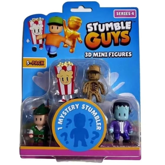 Just Toys Σετ Φιγούρες Stumble Guys Series 4 - 5 Σχέδια Τυχαία Επιλογή image 0