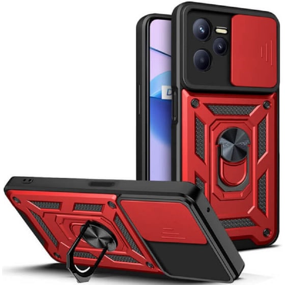 Θήκη Realme C35 - Bodycell Armor Slide - Κόκκινο image 0