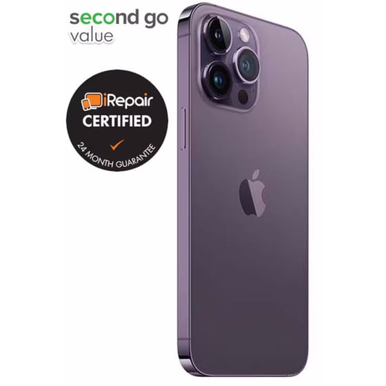 Μεταχειρισμένο Apple iPhone 14 Pro 256GB Deep Purple second go Certified by iRepair image 4