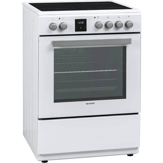 SHARP KF-76FVDT22WMK-EU 65 Lt Λευκό Ηλεκτρική Κουζίνα Κεραμική image 3