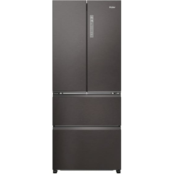 HAIER HFR3718ENMD Total No Frost 402 Lt Dark Inox Ψυγειοκαταψύκτης image 0