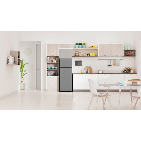 INDESIT I55T0 412X Στατικό 212 Lt Inox Δίπορτο image 5