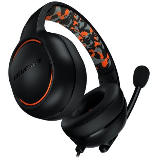 Cougar Dive Gaming Eνσύρματα Ακουστίκα 3.5mm με RGB Φωτισμό Μαύρα image 2