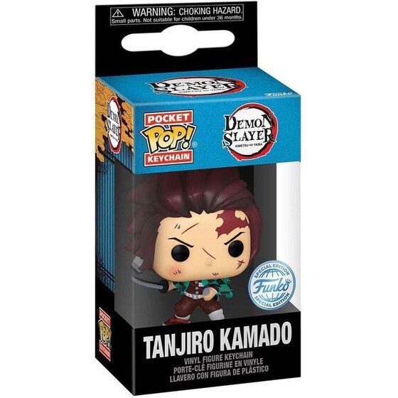 Funko Pocket Pop! Keychain - Demon Slayer - Tanjiro Kamado image 0