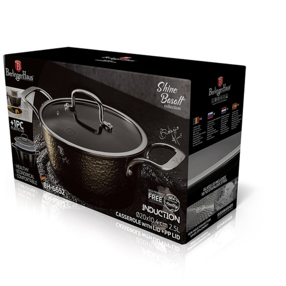 Κατσαρόλα BERLINGER HAUS BH6652 20 cm 2.5 L Μαύρο image 1