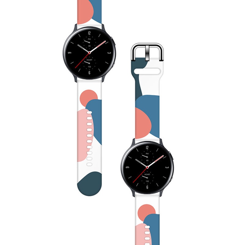 HURTEL Λουράκι Hurtel Band Moro για Samsung Galaxy Watch 46mm - Camo Orange/Blue