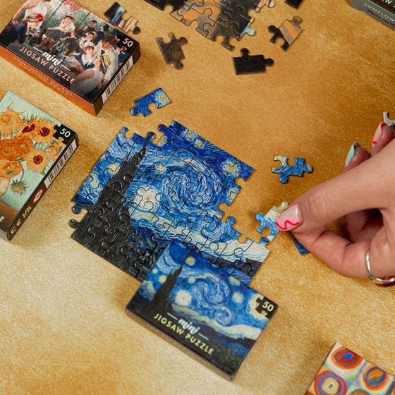 Professor Puzzle Παζλ Jigsaw Library: Mini Masterpieces 10 Σχέδια - Τυχαία Επιλογή Σχεδίου (50 Κομμάτια) image 11