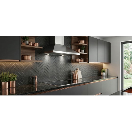 DAVOLINE AIRTECHNO PLUS II IX 90 cm Inox Απορροφητήρας Καμινάδα - Τζάκι image 4