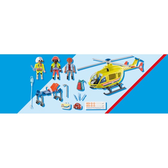 PLAYMOBIL® City Life Ελικόπτερο Πρώτων Βοηθειών (71203) image 9