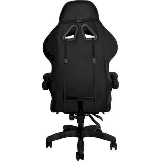 Καρέκλα Gaming Malatec 24243 με Υποπόδιο από Οικολογικό Δέρμα - Μαύρη image 5