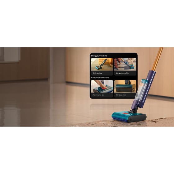 DYSON CLEAN+WASH WET & DRY 14.6 V 0.75 L Πορτοκαλί/Μπλε Σκούπα Stick image 7