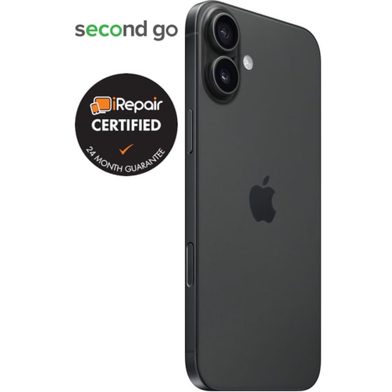 Μεταχειρισμένο Apple iPhone 16 Plus 128GB Black second go Certified By iRepair image 3