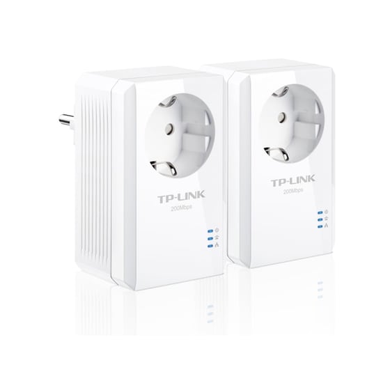 TP-Link Powerline TL-PA2010P Kit AC Pass Through - 200Mbps image 0