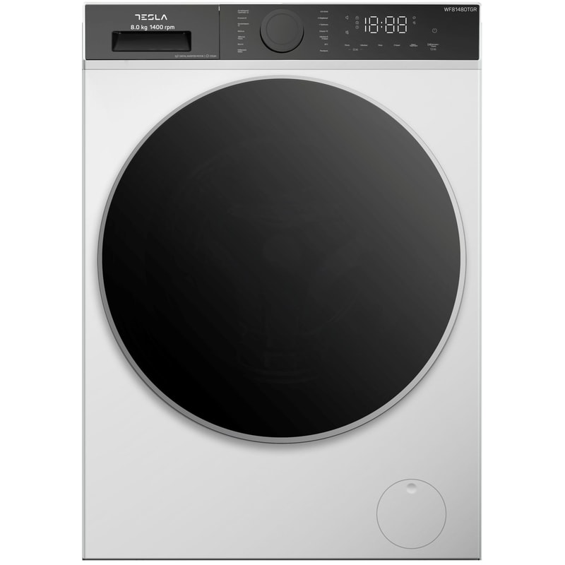 TESLA TESLA WF81480TGR 8 kg 1.400 Στροφές Λευκό Πλυντήριο Ρούχων
