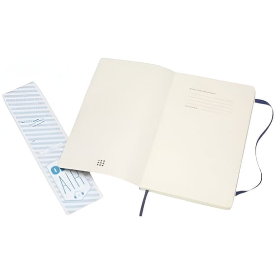 Σημειωματάριο Moleskine Sapphire Ριγέ Blue Large (1 Τεμάχιο) image 1