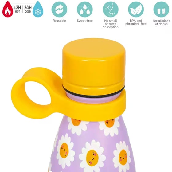 Μπουκάλι Θερμός Legami Ανοξείδωτο Daisy 500ml image 2