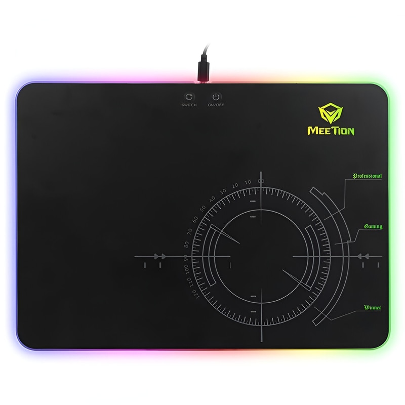 Meetion MT-P010 Gaming Mouse Pad Medium 360mm Μαύρο