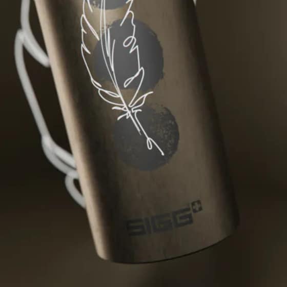 Παγούρι Αλουμινίου Sigg Traveller MyPlanet Lighter Καφέ 600 ml image 3