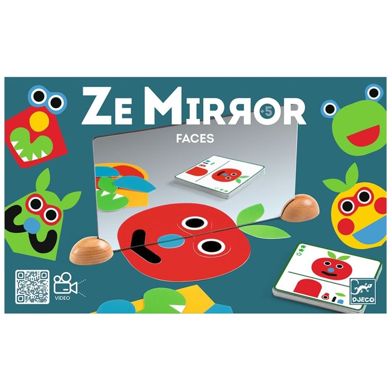 DJECO Djeco Παιχνίδι Σύνθεσης Εικόνας Με Καθρέφτη φατσούλες