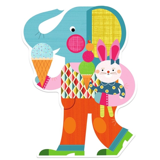 Djeco Μαγική Ζωγραφική με Μαρκαδόρο με Νερό - Χαρούμενα Ζωάκια image 2