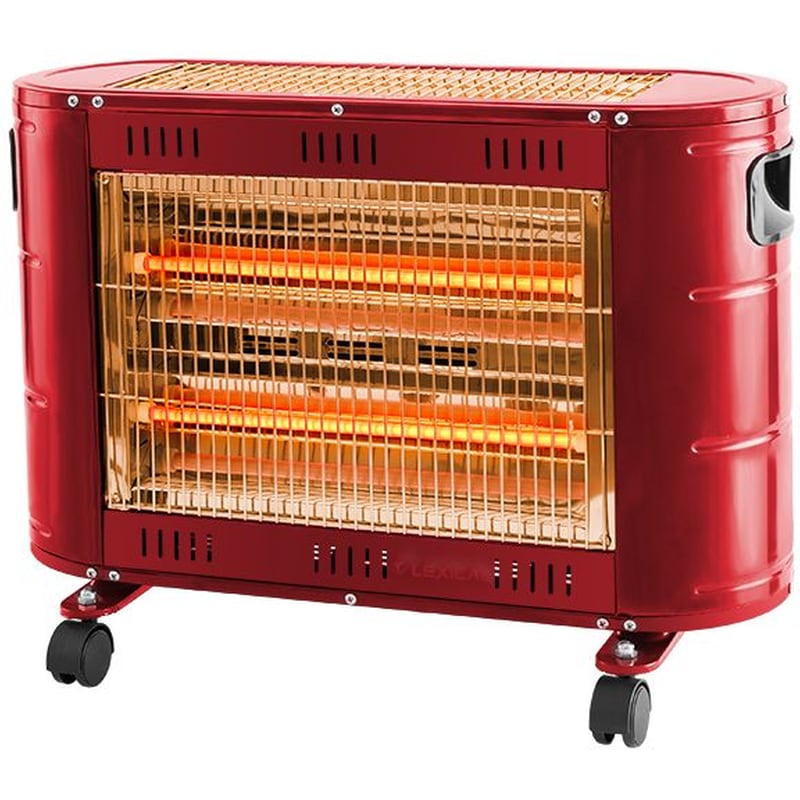 LEXICAL LQH-8030-4 Σόμπα Χαλαζία 2000W Κόκκινο