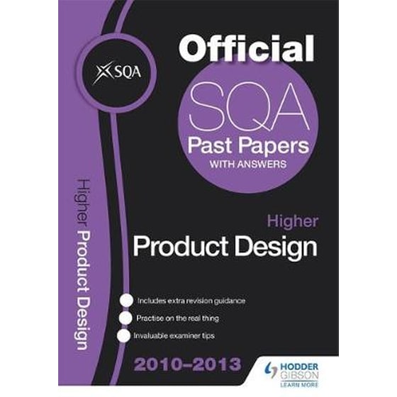 SQA Past Papers Higher Product Design 2013 image 0