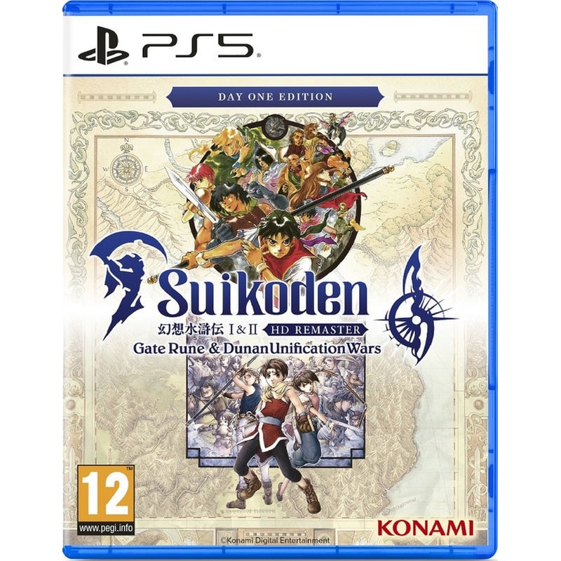KONAMI Suikoden I II HD Remaster Gate Rune and Dunan Unification Wars - PS5