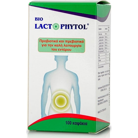 Προβιοτικό Medichrom Bio Lactophytol - 100 κάψουλες image 0
