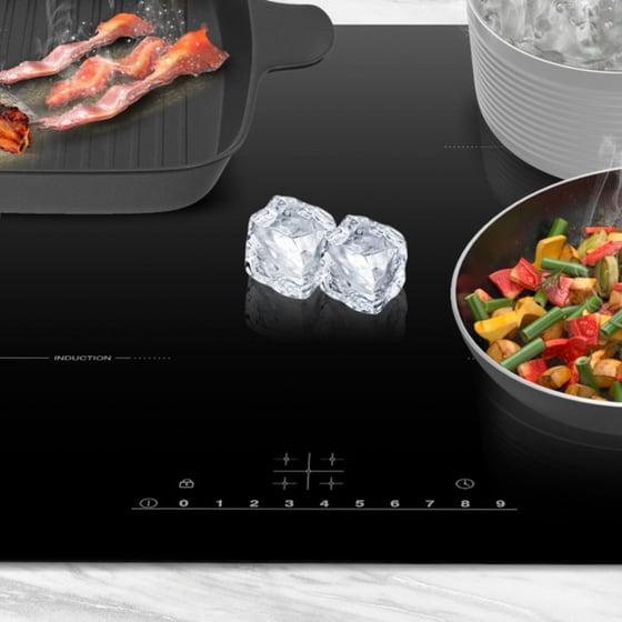 TURBOTRONIC TT-IC4 59cm Μαύρο Εστία Επαγωγική Αυτόνομη image 3