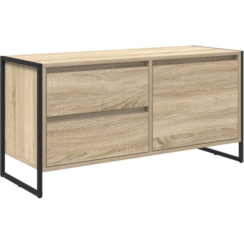 Έπιπλο Τηλεόρασης VidaXL 100 x 36 x 49,5 cm - Sonoma Δρυς