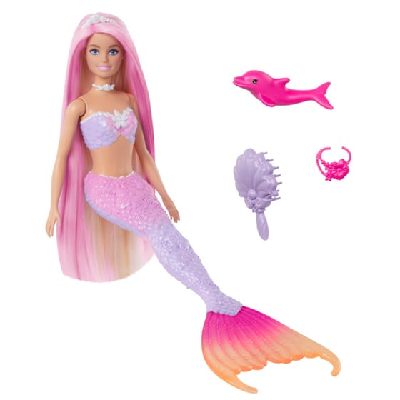 Κούκλα Barbie Γοργόνα Μαγική Μεταμόρφωση - (HRP97) image 2