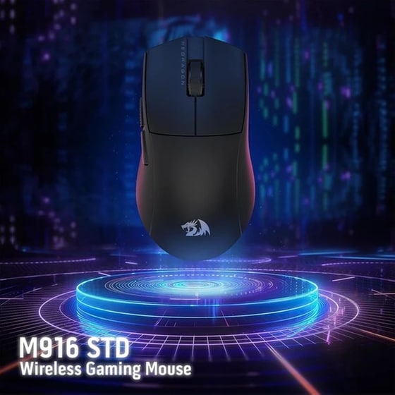 Redragon K1NG M916 STD Gaming Ασύρματο Ποντίκι Μαύρο image 1