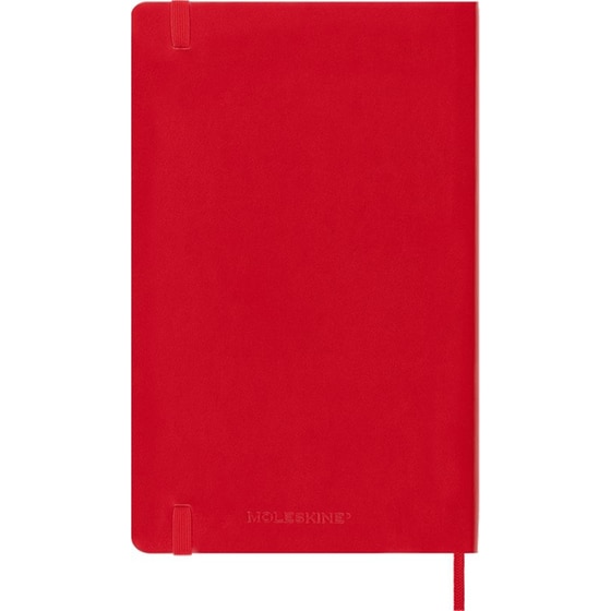 Ημερολόγιο Εβδομαδιαίο Moleskine 2025 12M Large Red Hard image 2