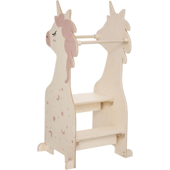 Πύργος Εκμάθησης Montessori Atmosphera 188293a Unicorn Ξύλινο 40x40x100 cm image 0