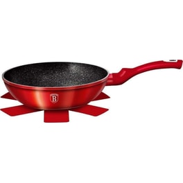Τηγάνι  WOK BERLINGER HAUS BH-6166 30 cm Κόκκινο