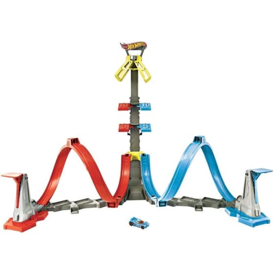 Mattel Hot Wheels: Πίστα Με Διπλή Εκτόξευση And Λούπ Σετ Παιχνιδιού (grw39) image 1