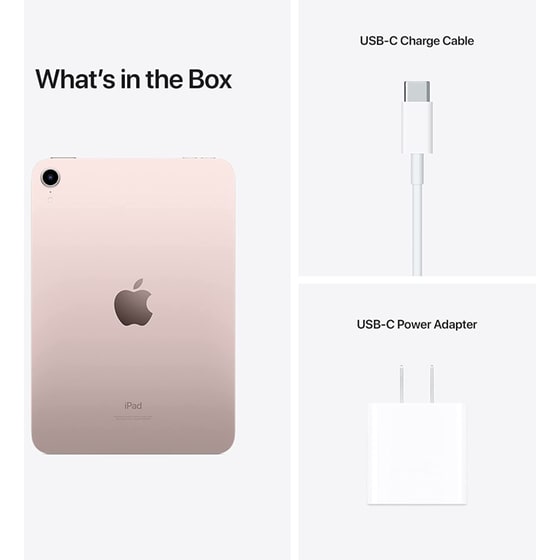 Apple iPad Mini 8.3" 2021 (6th Gen) 64GB 5G - Pink image 3