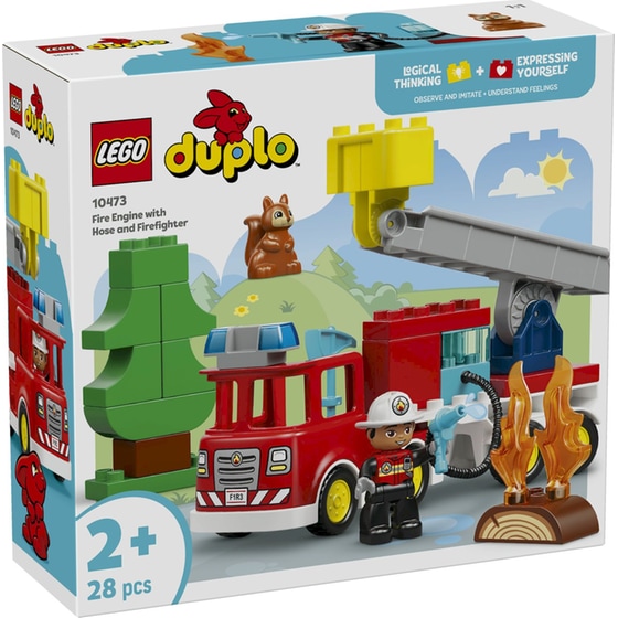 LEGO® Duplo® Fire Truck with Hose and Firefighter (10473) image 0