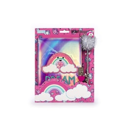 Σημειωματάριο TCD Made For Kids με Λουκέτo & Στυλό Pom Pom Dream