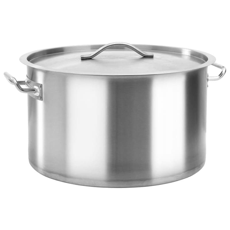 VIDAXL Μαρμίτα VIDAXL Από Ανοξείδωτο Ατσάλι 28 cm 44 L Inox