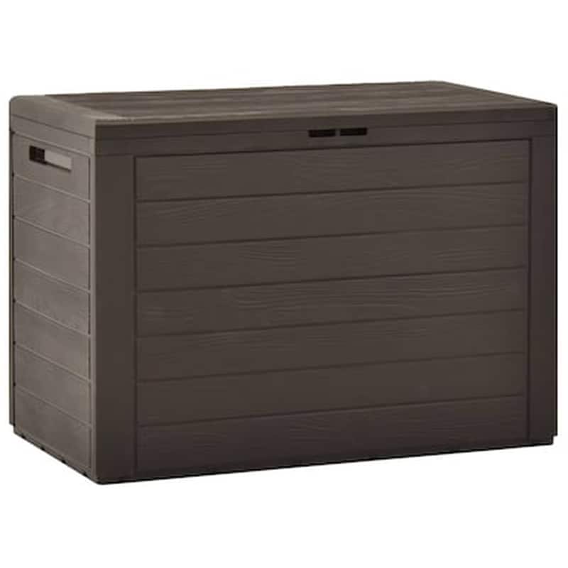 VIDAXL Μπαούλο Αποθήκευσης Κήπου VidaXL 78x44x55 cm - Καφέ