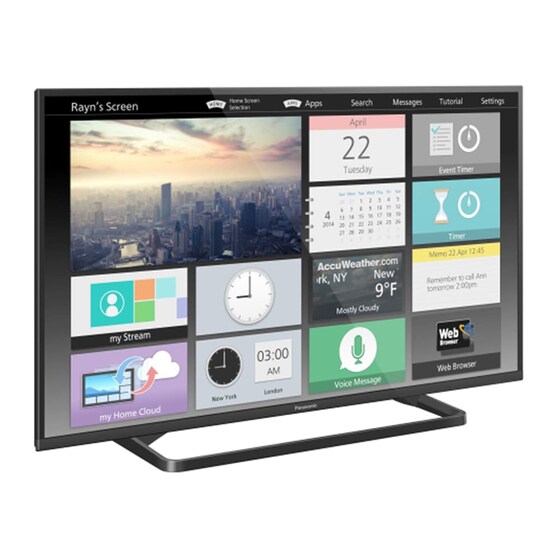 Τηλεόραση Panasonic 50" Smart LED Full HD TX-50AS500 image 2