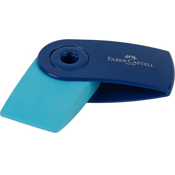 Γόμα Faber Castell Mini Sleeve Δίχρωμη image 0
