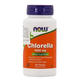 Ειδικό Συμπλήρωμα Διατροφής Now Chlorella 1000mg - 60 ταμπλέτες